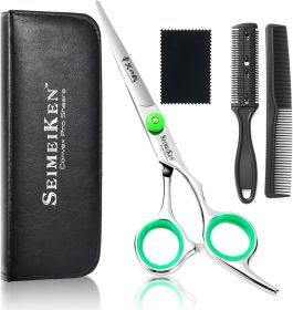 Hair Cutting Scissors   Professional Hair Shears - Premium Stainless Steel Haircut Scissors Kit with Comb and Case - Barber Shears for Salon & Ho